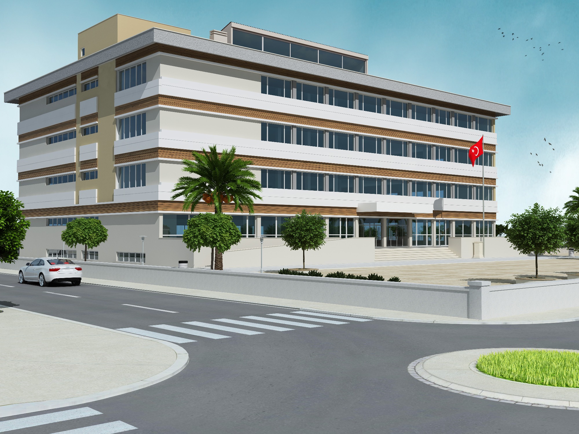 15 Temmuz Şehitleri Lisesi 24 Derslik Uygulama Projeleri